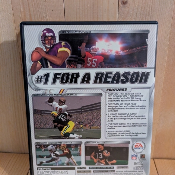 Madden 2002 PlayStation 2 Game Used - Picture 3 of 5
